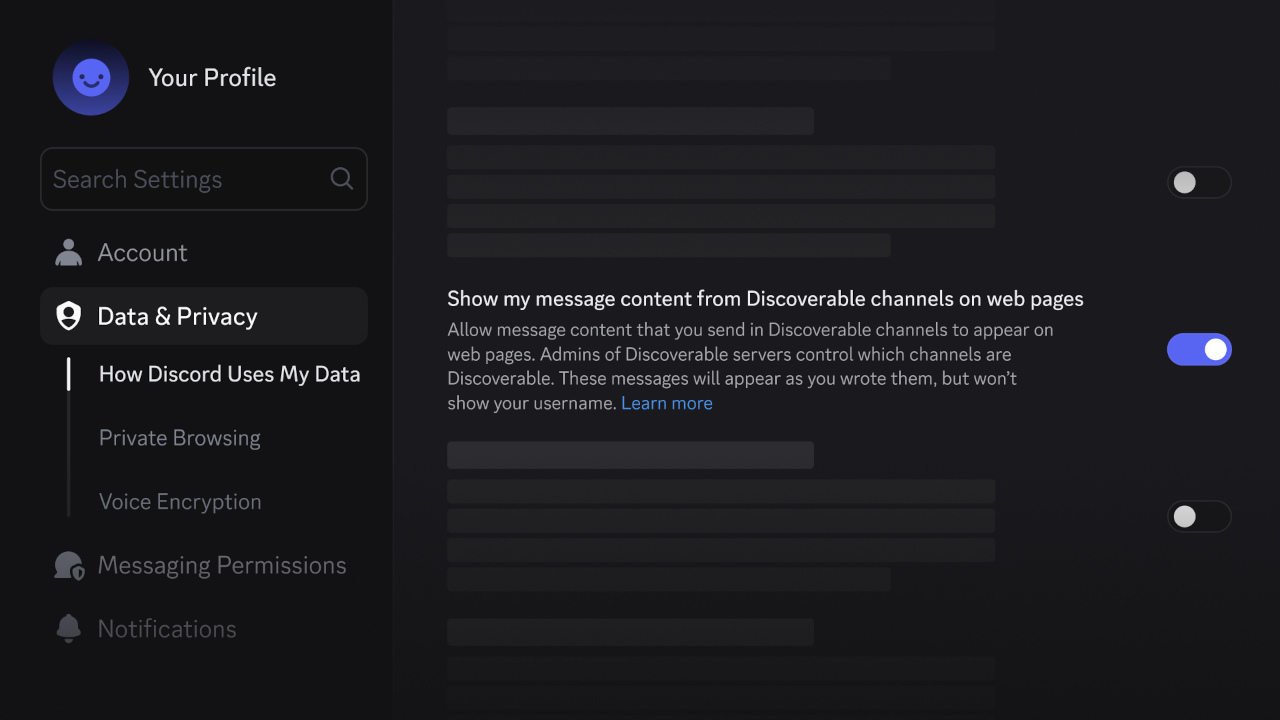 Discord-Option-Content-Message-Indexing