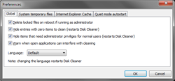 Disk Cleaner screen1