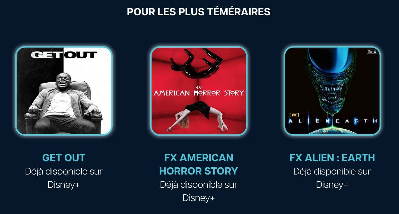 Disney Plus – Get Out, FX American Horror Story und FX Alien Earth