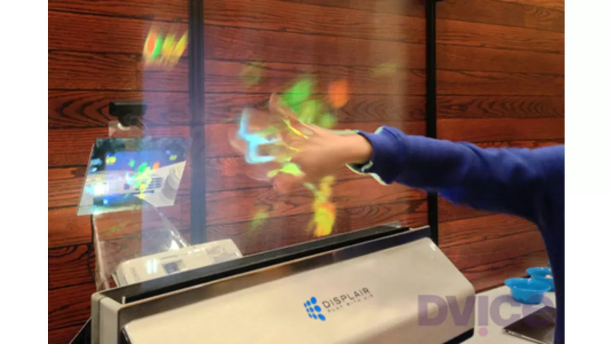 Displair : un écran de fumée Tactile multipoint