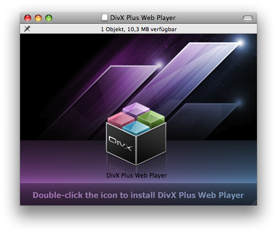 DivX Web Player screen2