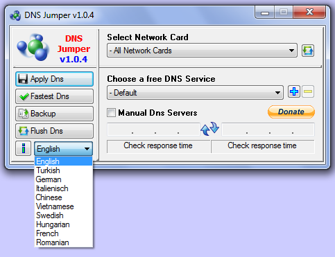 DNS Jumper screen2
