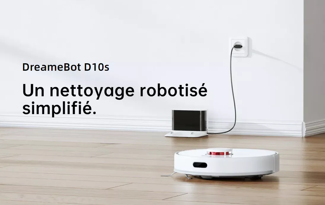 Aspirateur Robot Dreame D10s Plus - Laveur avec Station de Vidange