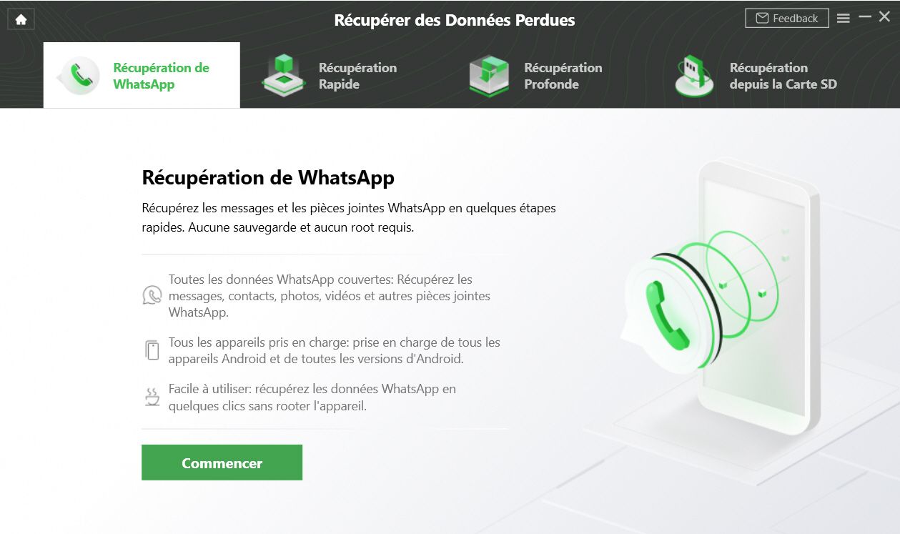 DroidKit iMobie - Récupération WhatsApp