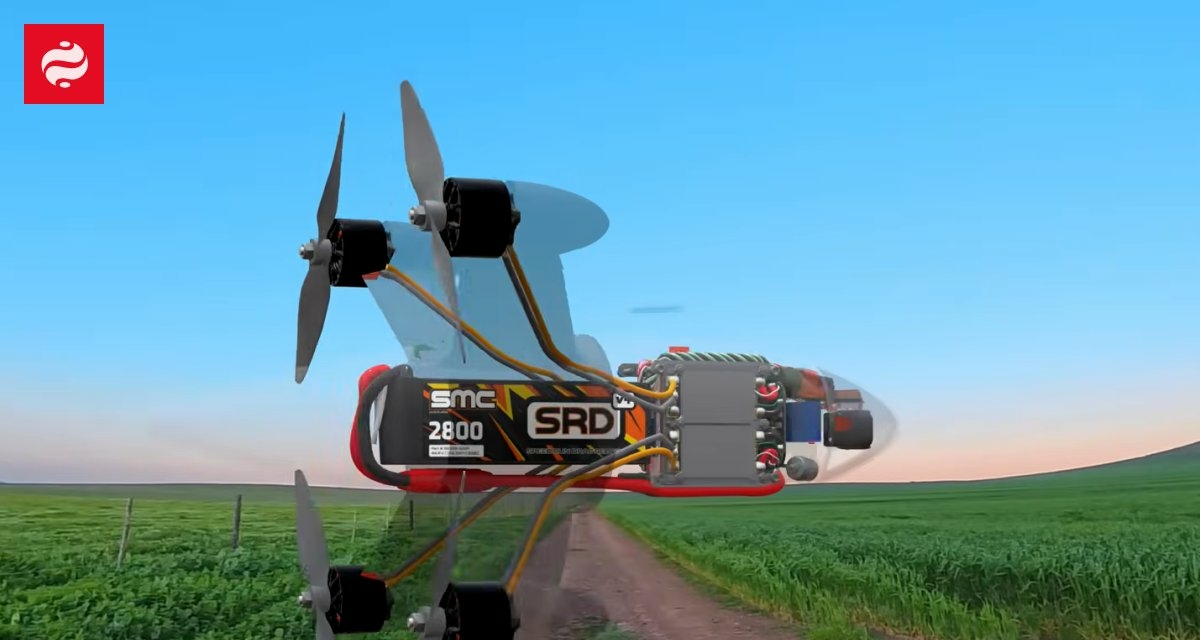 Drone imprimé rapide 04