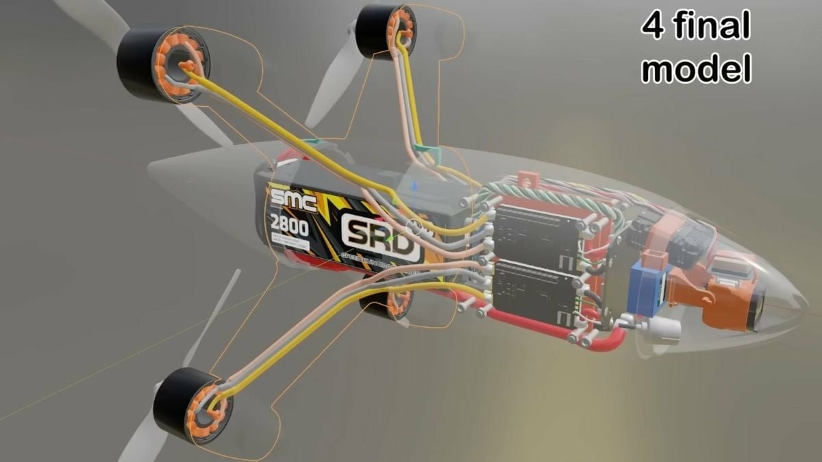 Drone imprimé rapide 0
