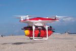 drone secouriste plage