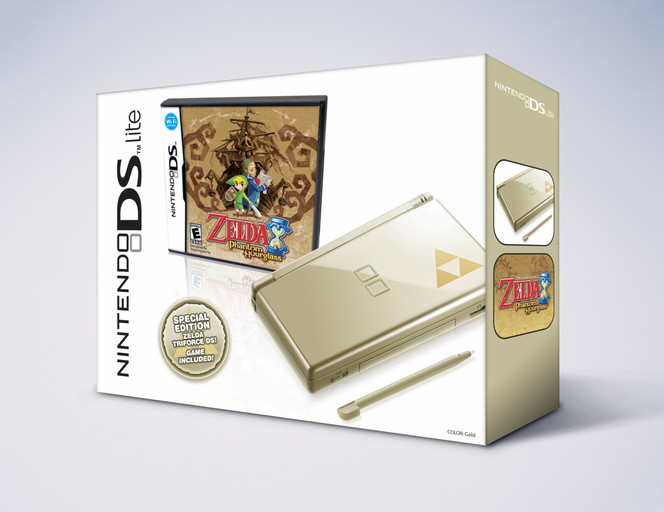 DS Lite - bundle Zelda Phantom Hourglass