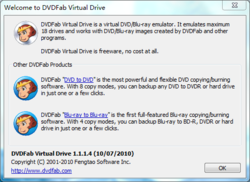 DVDFab Virtual Drive screen2