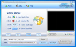 DVDVideoMedia Free MP3 WMA Converter screen1