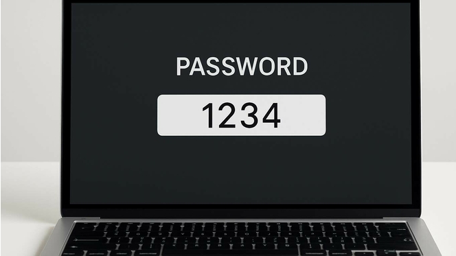 e?cran de mot de passe sur portable