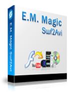 E.M. Magic Swf 2 Avi : le convertisseur d'animations flash en fichiers AVI