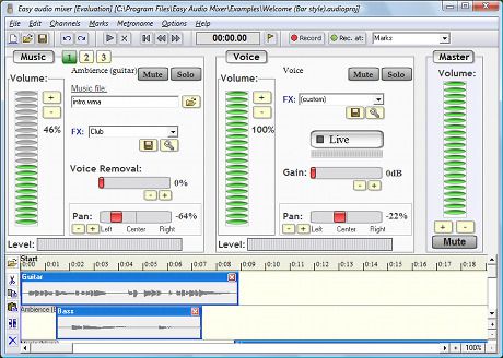 Easy Audio Mixer screen1