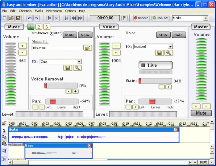 Easy Audio Mixer screen2