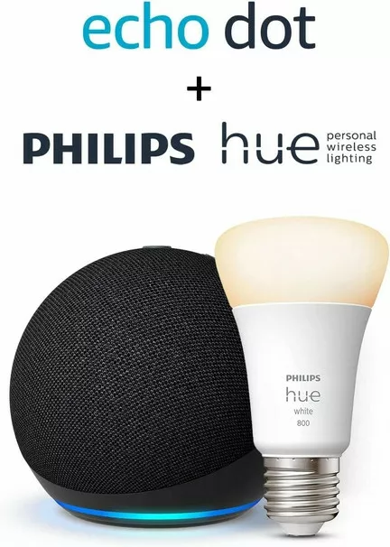 Echo Dot (5e ge?ne?ration) + Philips Hue