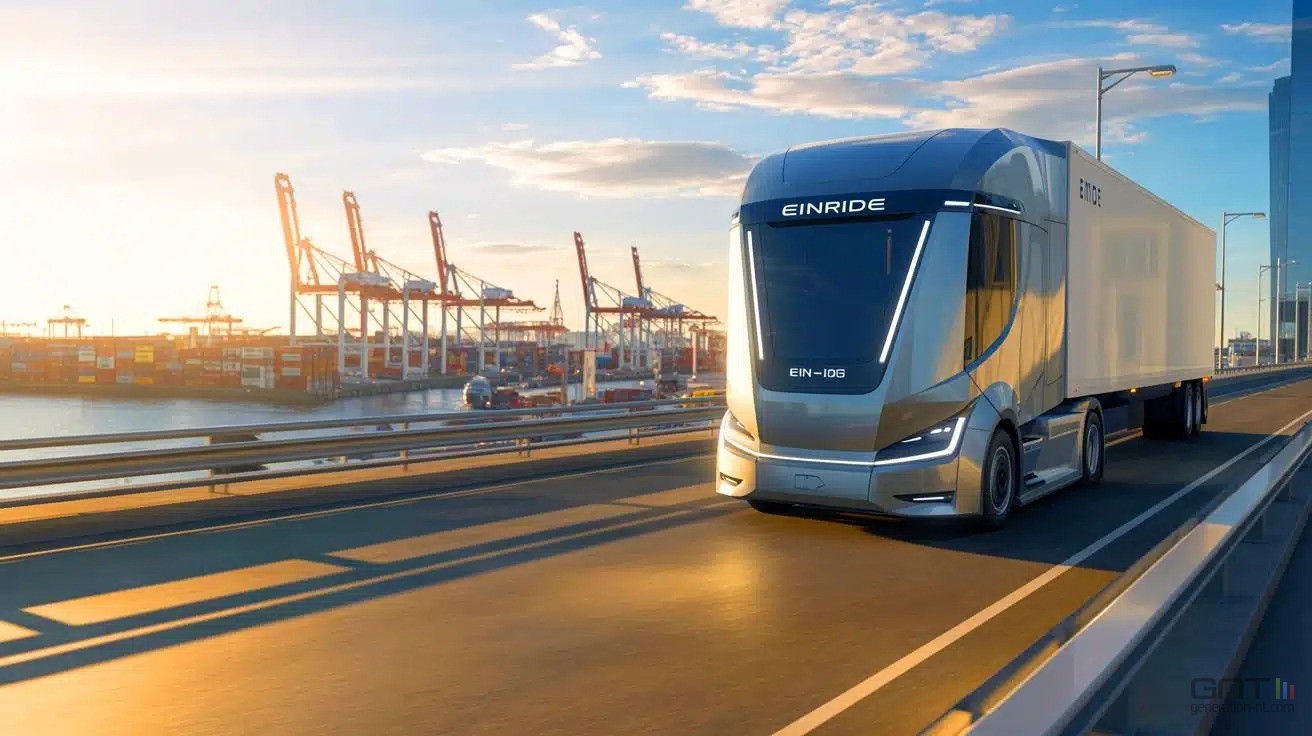 Le futur du transport est là : un camion électrique sans cabine circule en toute autonomie en Belgique !