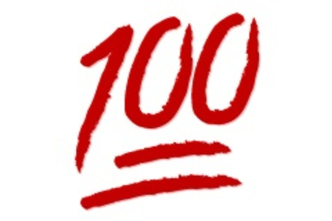 emoji 100