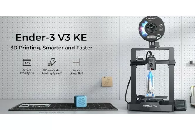 Ender-3V3 SE avec Sprite Direct, Imprimante 3D Ender