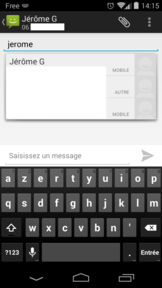 Envoyer un SMS groupé sous Android