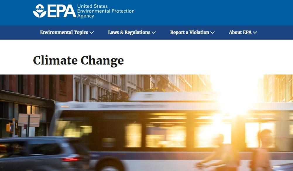 EPA Climate Change changement climatique