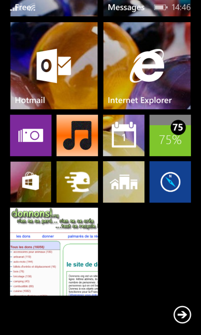 Epingler sites Web Windows Phone (3)