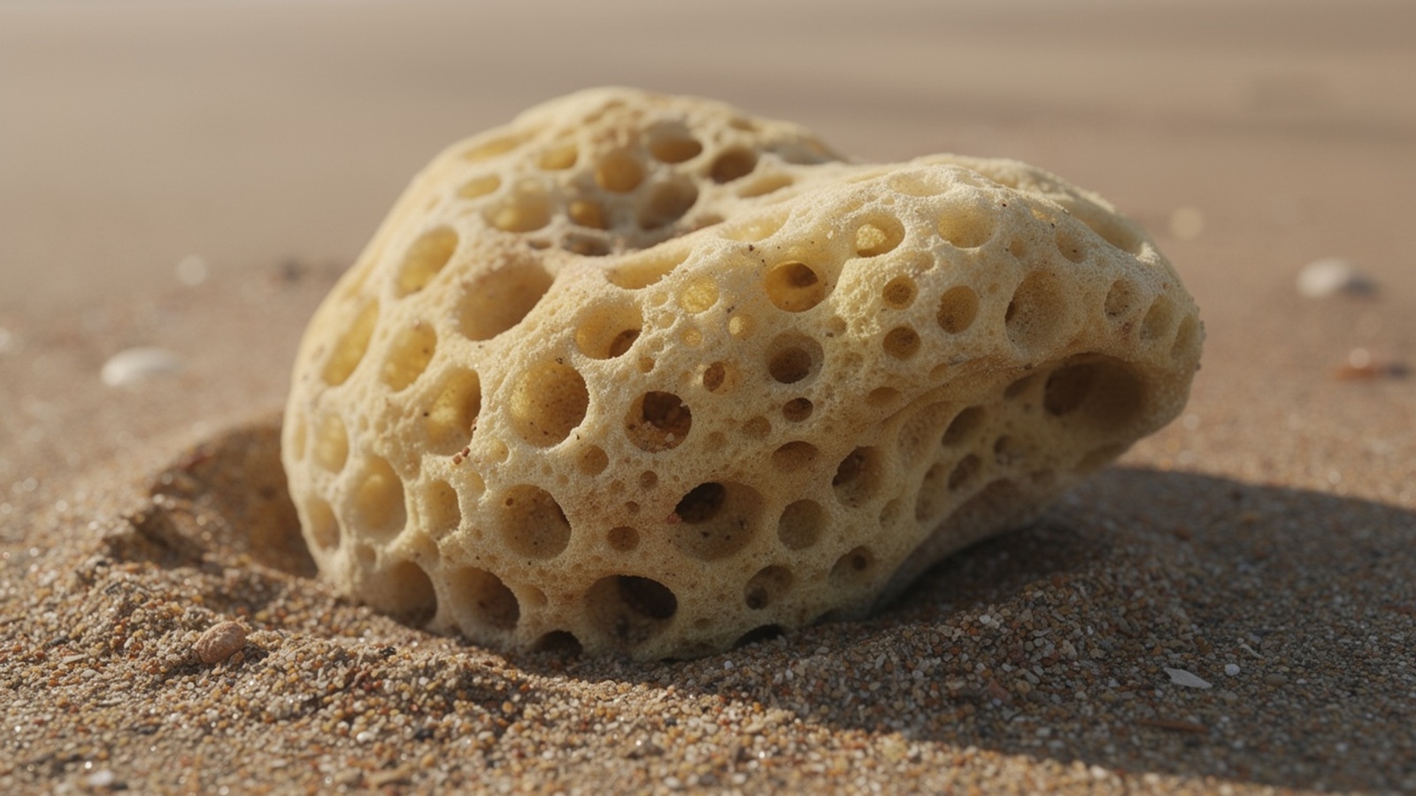 eponge naturelle illlustration IA