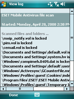 ESET Mobile Security  screen 2