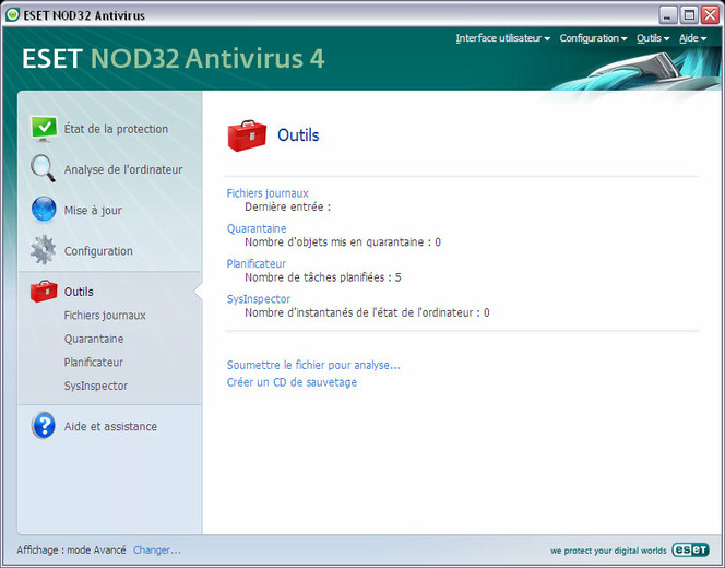 ESET NOD32 Antivirus screen 1