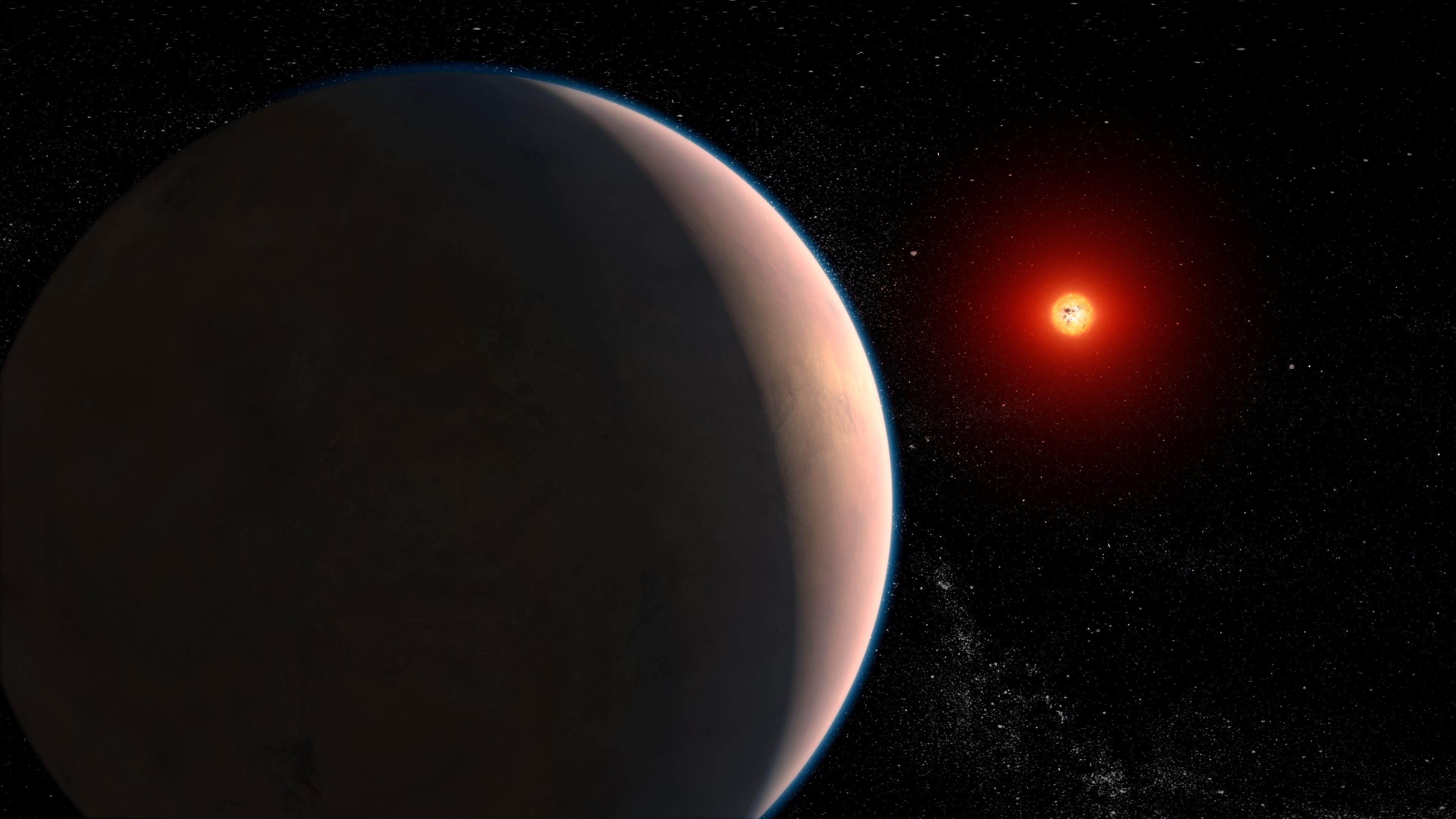 exoplanÃ¨te GJ 486 b atmosphere