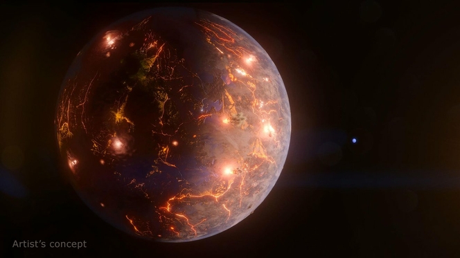 exoplanete LP 791-18 d volcan