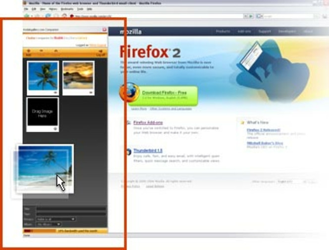 Extension Kodak pour Firefox 2.0 pour Linux (379x288)