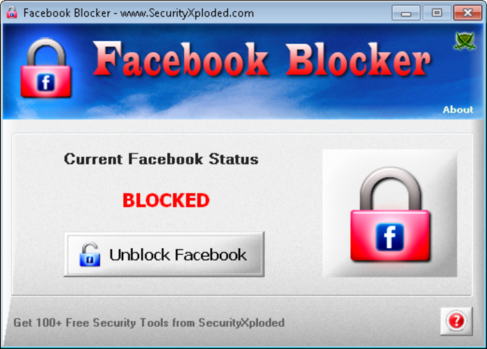 Facebook Blocker pour Firefox screen