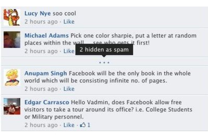Facebook-commentaire-spam-caché