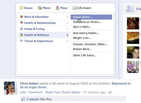 Facebook-donneur-organes-statut