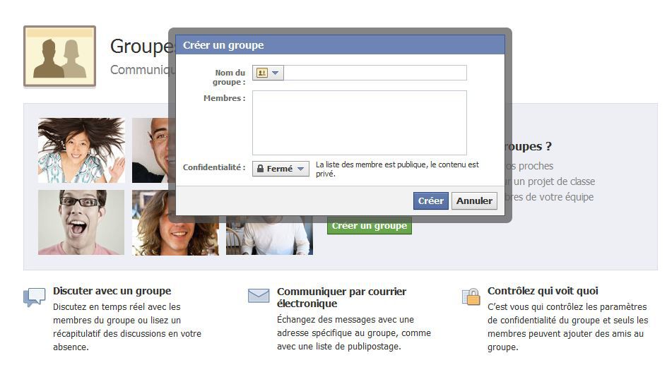Facebook-Groupes