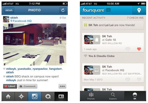 Facebook-Like-Instagram-Foursquare