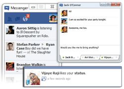 Facebook Messenger screen1
