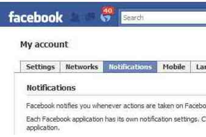 facebook notifications