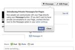 Facebook-Page-message-privé