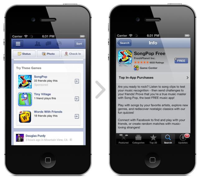 Facebook-pub-mobile-apps