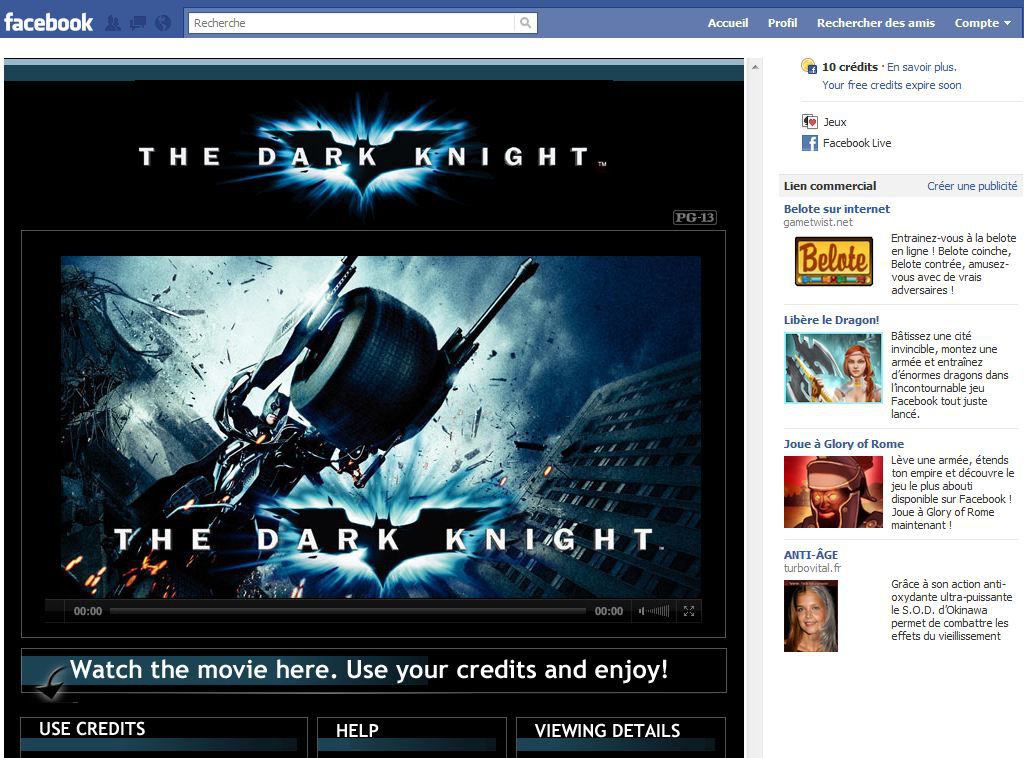 Facebook-Warner-Batman