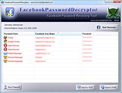 FacebookPasswordDecryptor screen1