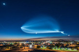Time-lapse spectaculaire du dernier lancement de SpaceX