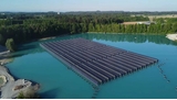 L'Allemagne inaugure la première centrale solaire flottante verticale au monde