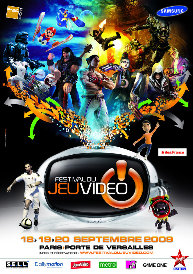 Festival jeu vidéo affiche 2009