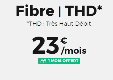 fibre forfait red by sfr