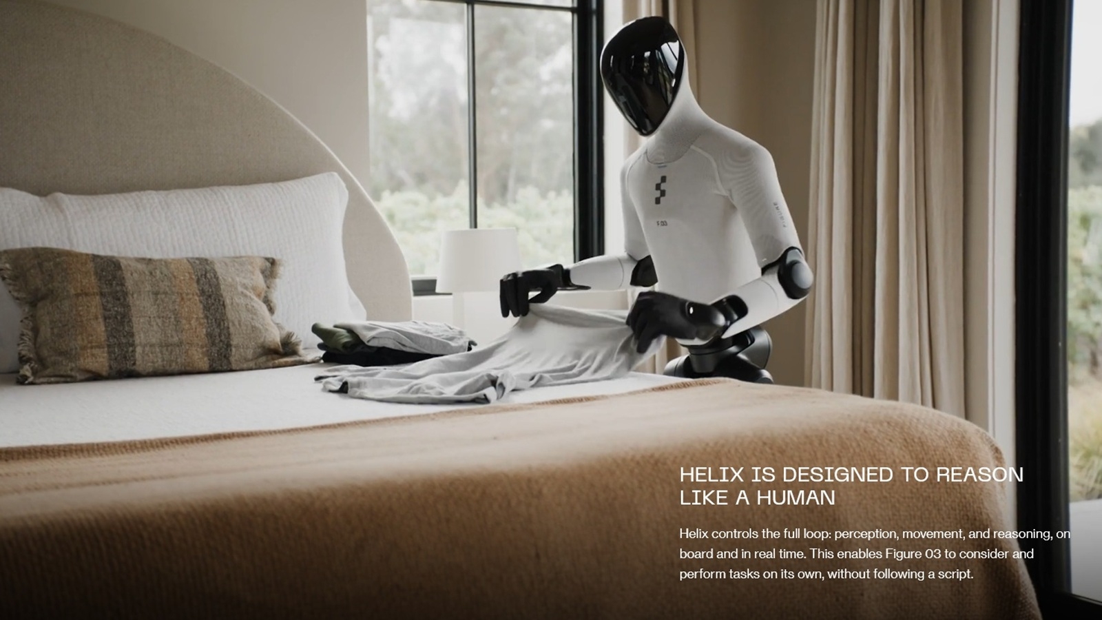 Figure AI Helix robot humanoide