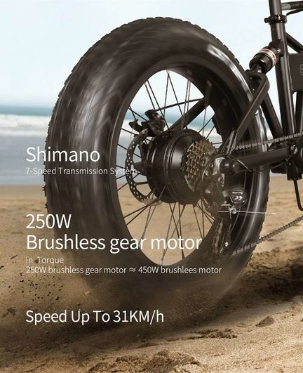 Fiido M1 - Vélo Dérailleur Shimano 7 vitesses