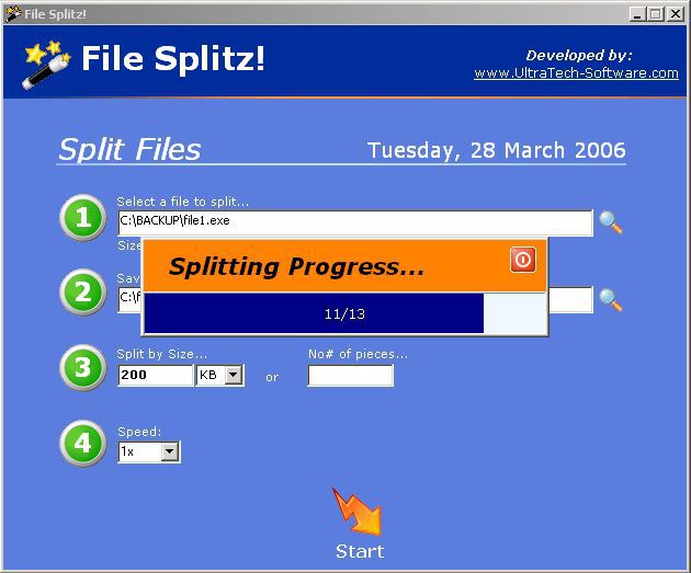 File Splitz! screen1