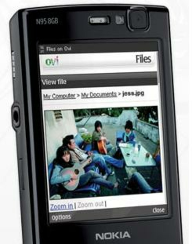 Files on Ovi Nokia 2